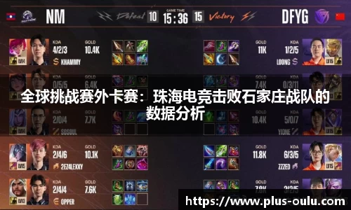 全球挑战赛外卡赛：珠海电竞击败石家庄战队的数据分析